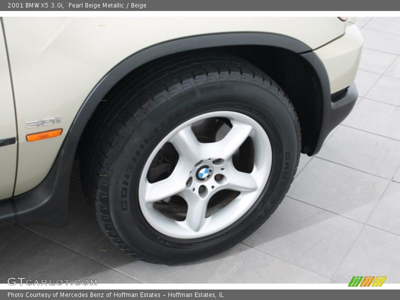 Pearl Beige Metallic / Beige 2001 BMW X5 3.0i