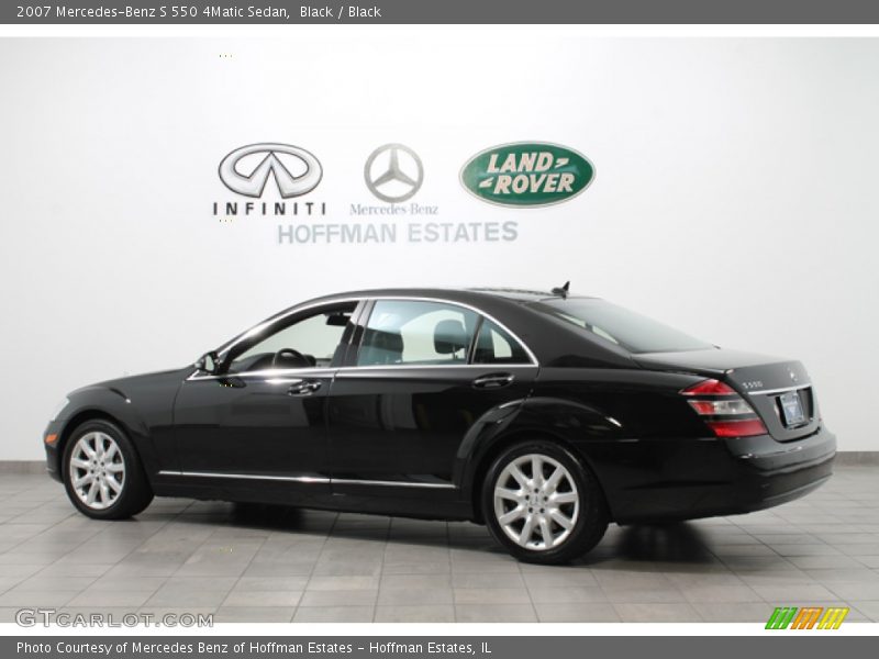 Black / Black 2007 Mercedes-Benz S 550 4Matic Sedan