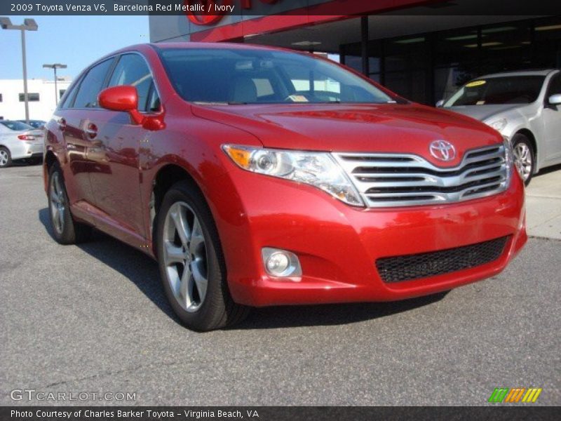 Barcelona Red Metallic / Ivory 2009 Toyota Venza V6