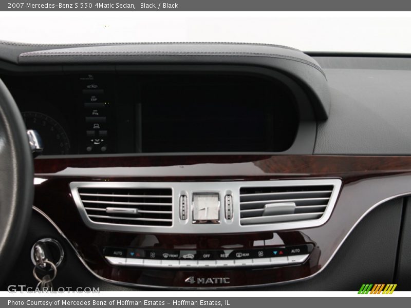 Black / Black 2007 Mercedes-Benz S 550 4Matic Sedan