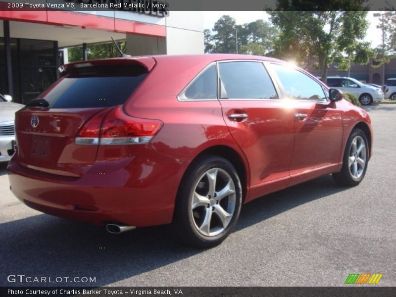 Barcelona Red Metallic / Ivory 2009 Toyota Venza V6