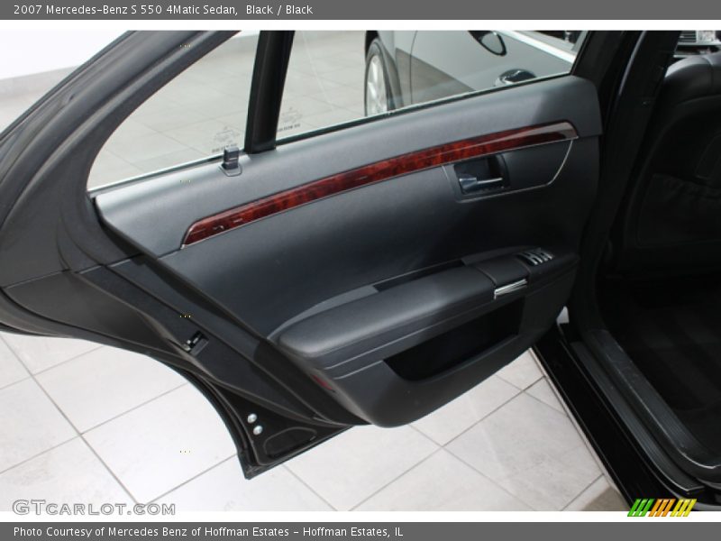 Black / Black 2007 Mercedes-Benz S 550 4Matic Sedan