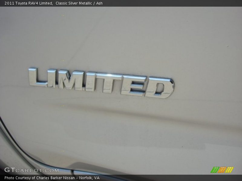 Classic Silver Metallic / Ash 2011 Toyota RAV4 Limited