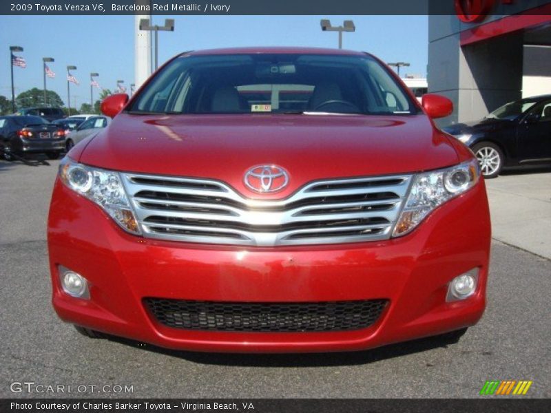 Barcelona Red Metallic / Ivory 2009 Toyota Venza V6