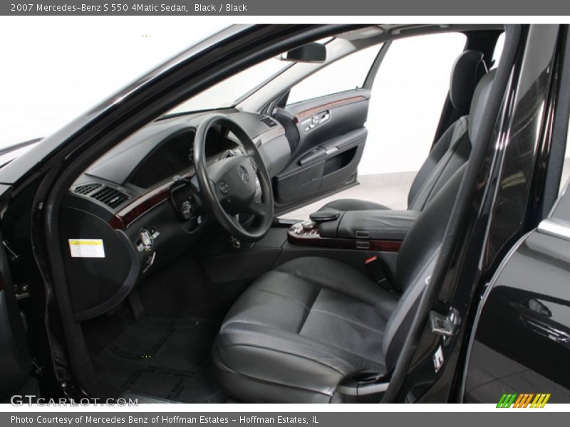 Black / Black 2007 Mercedes-Benz S 550 4Matic Sedan