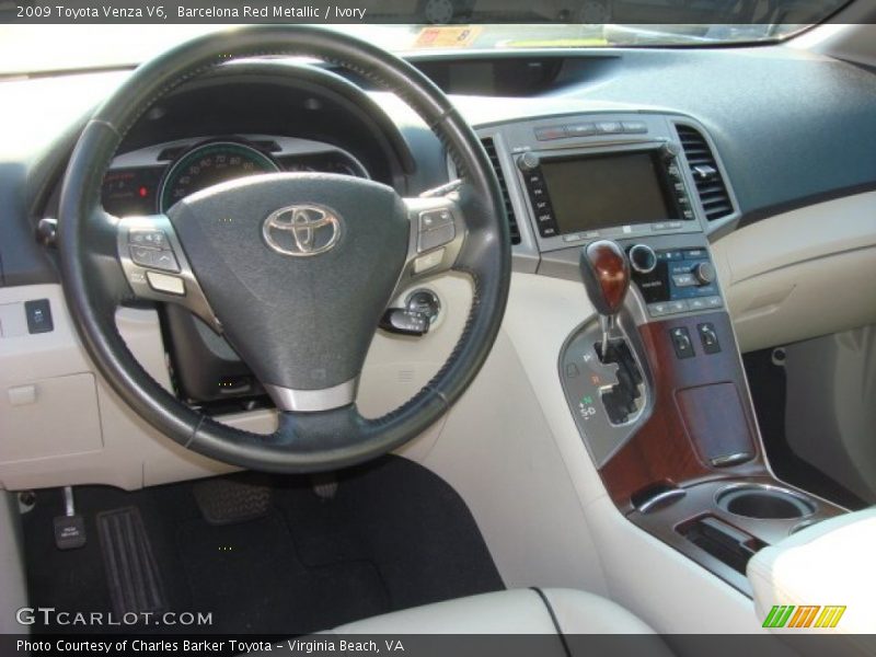 Barcelona Red Metallic / Ivory 2009 Toyota Venza V6