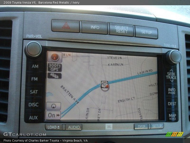 Barcelona Red Metallic / Ivory 2009 Toyota Venza V6