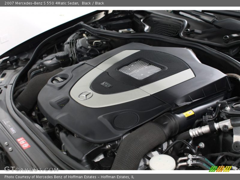 Black / Black 2007 Mercedes-Benz S 550 4Matic Sedan