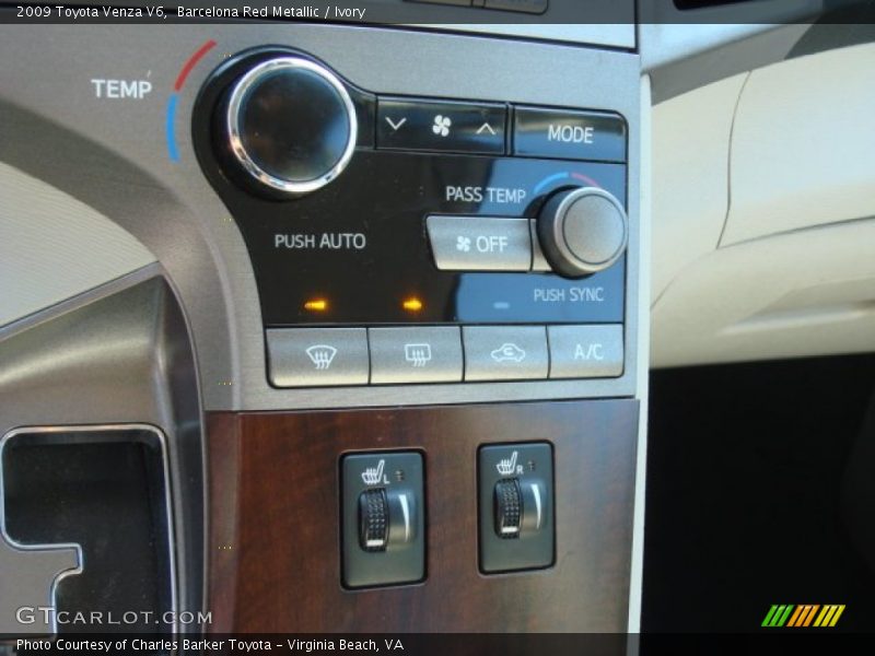 Barcelona Red Metallic / Ivory 2009 Toyota Venza V6