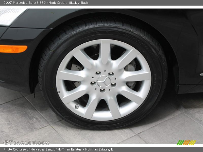 Black / Black 2007 Mercedes-Benz S 550 4Matic Sedan