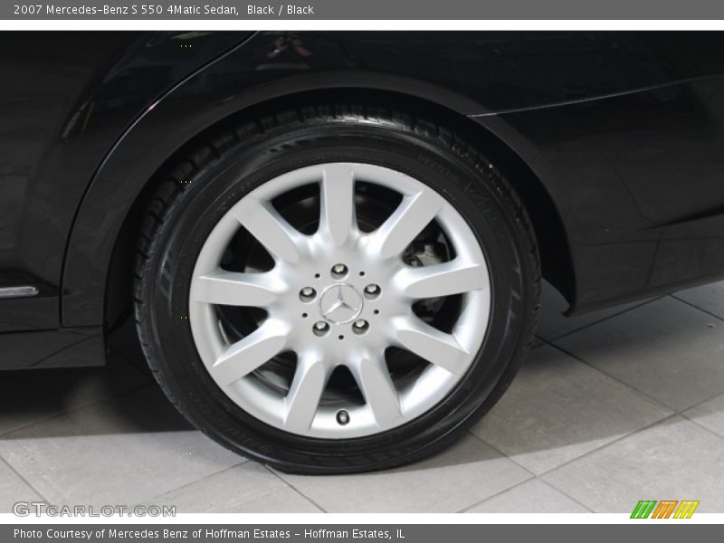 Black / Black 2007 Mercedes-Benz S 550 4Matic Sedan