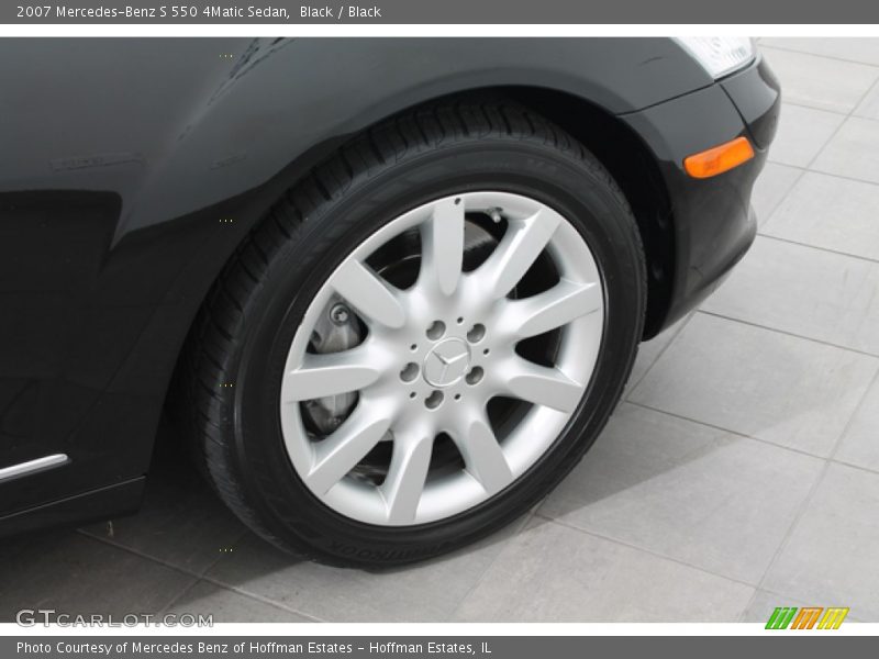 Black / Black 2007 Mercedes-Benz S 550 4Matic Sedan