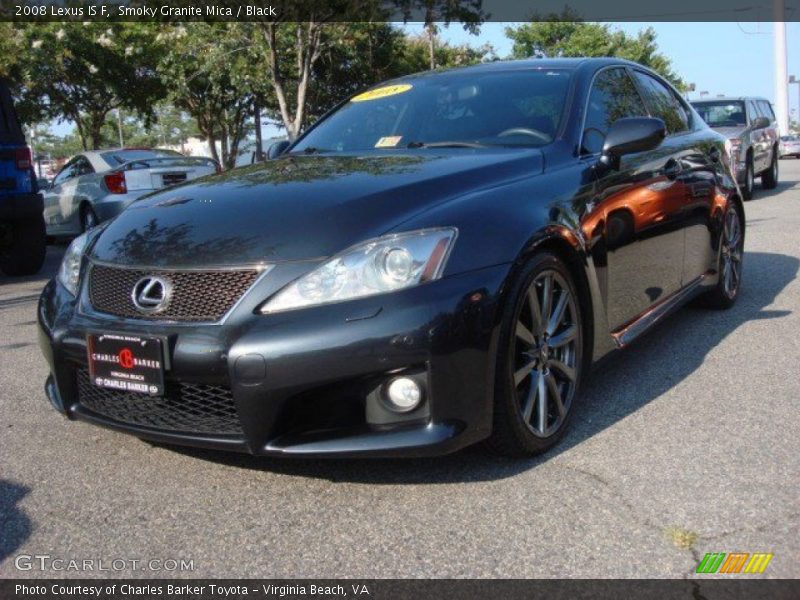 Smoky Granite Mica / Black 2008 Lexus IS F