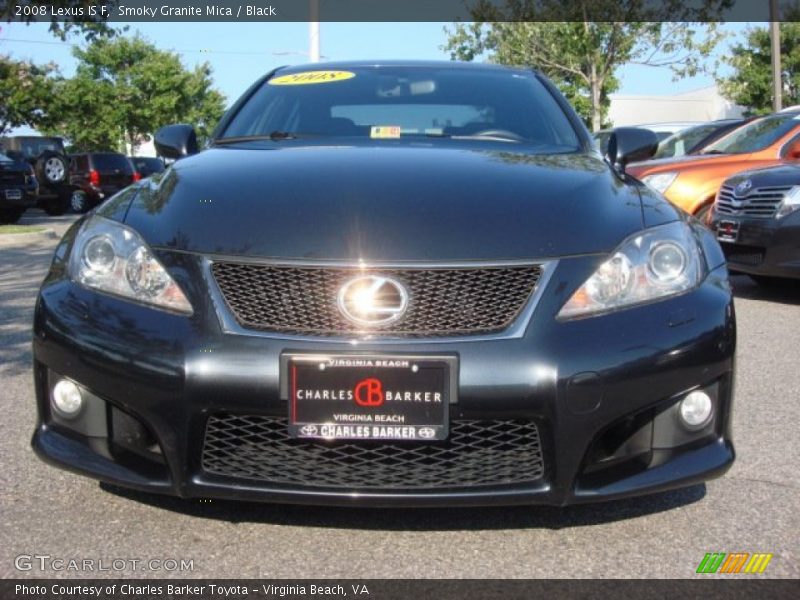 Smoky Granite Mica / Black 2008 Lexus IS F