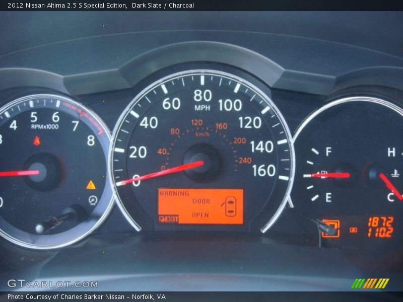 Dark Slate / Charcoal 2012 Nissan Altima 2.5 S Special Edition