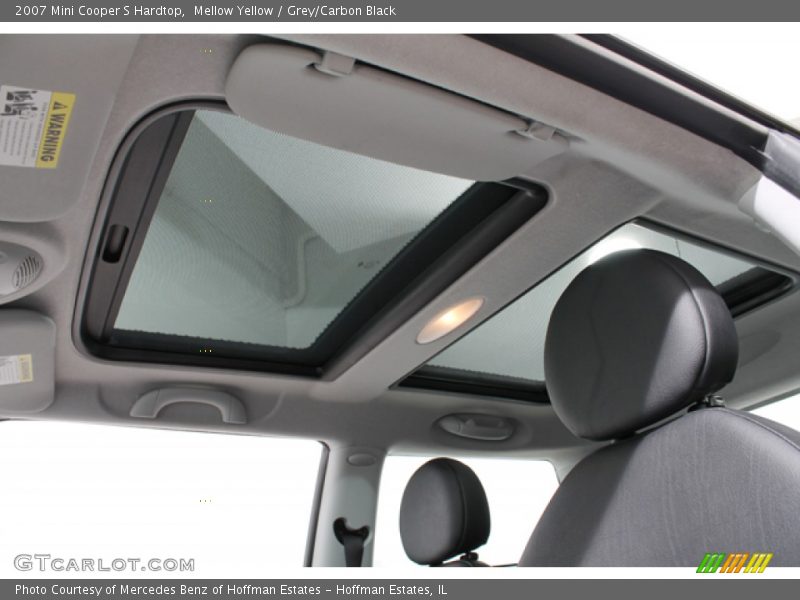 Mellow Yellow / Grey/Carbon Black 2007 Mini Cooper S Hardtop