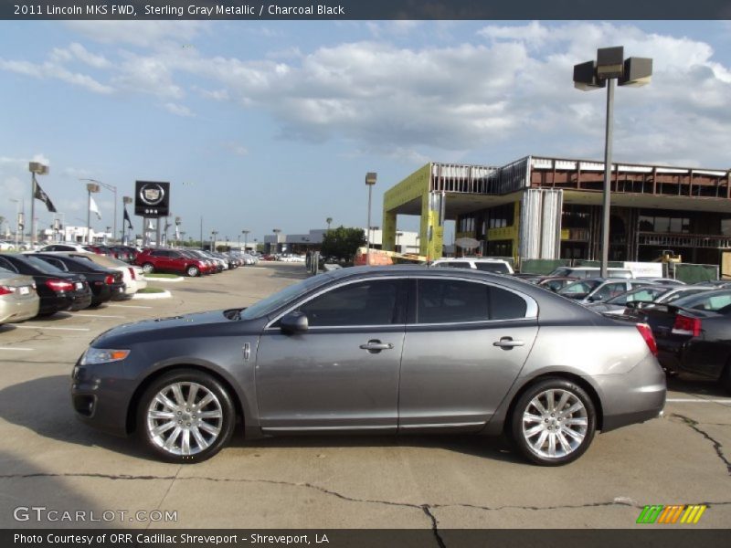 Sterling Gray Metallic / Charcoal Black 2011 Lincoln MKS FWD