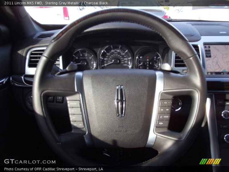 Sterling Gray Metallic / Charcoal Black 2011 Lincoln MKS FWD