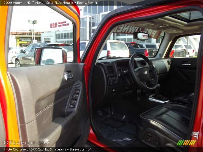 Solar Flare Metallic / Ebony/Pewter 2009 Hummer H3 T Alpha