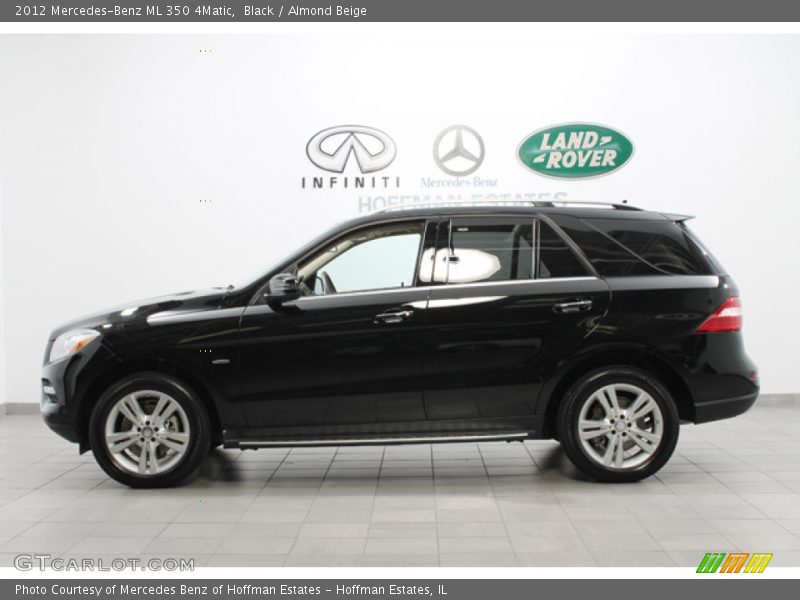 Black / Almond Beige 2012 Mercedes-Benz ML 350 4Matic