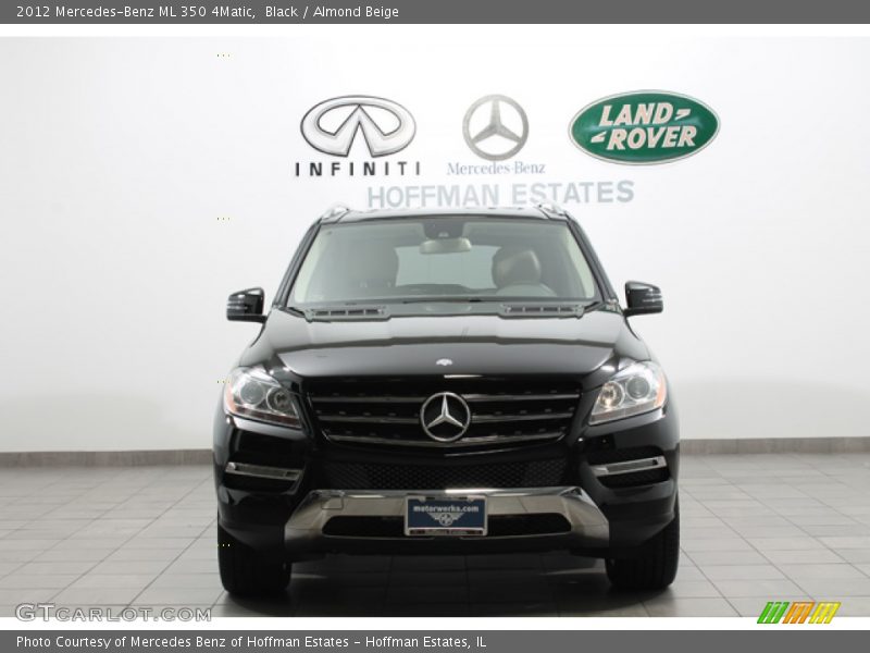 Black / Almond Beige 2012 Mercedes-Benz ML 350 4Matic