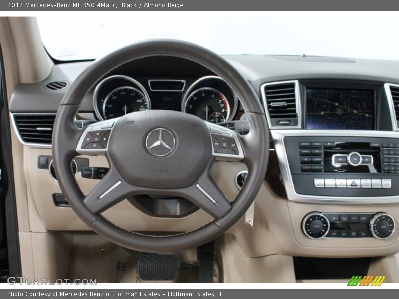 Black / Almond Beige 2012 Mercedes-Benz ML 350 4Matic