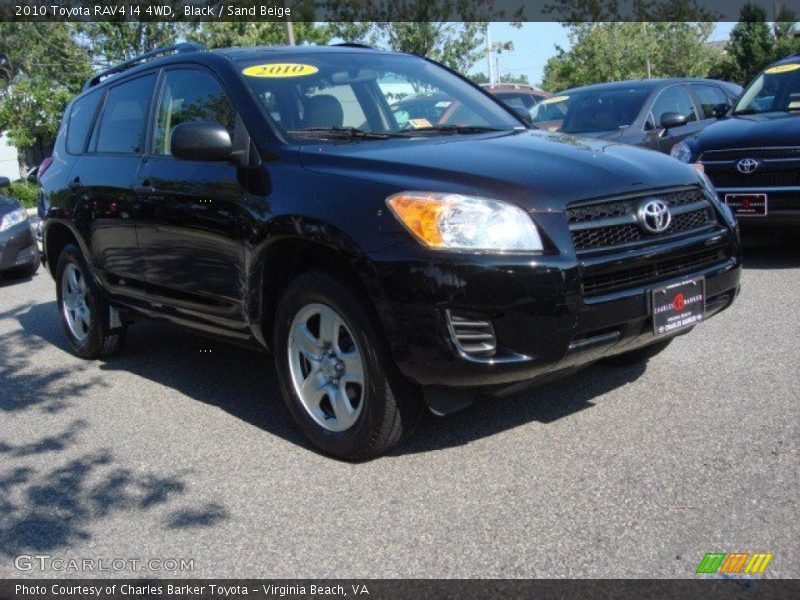 Black / Sand Beige 2010 Toyota RAV4 I4 4WD