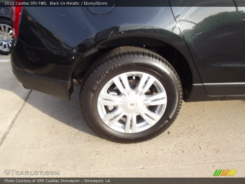 Black Ice Metallic / Ebony/Ebony 2012 Cadillac SRX FWD