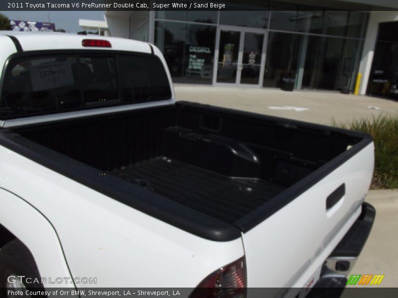 Super White / Sand Beige 2011 Toyota Tacoma V6 PreRunner Double Cab