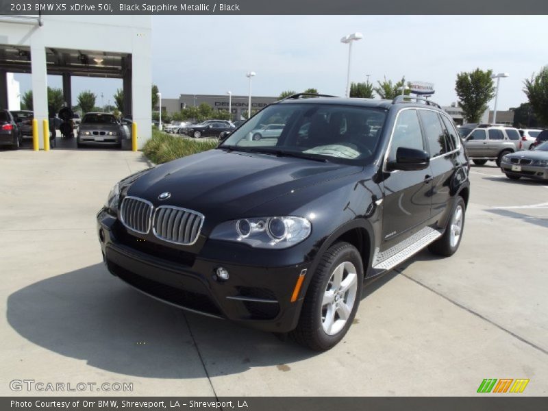 Black Sapphire Metallic / Black 2013 BMW X5 xDrive 50i
