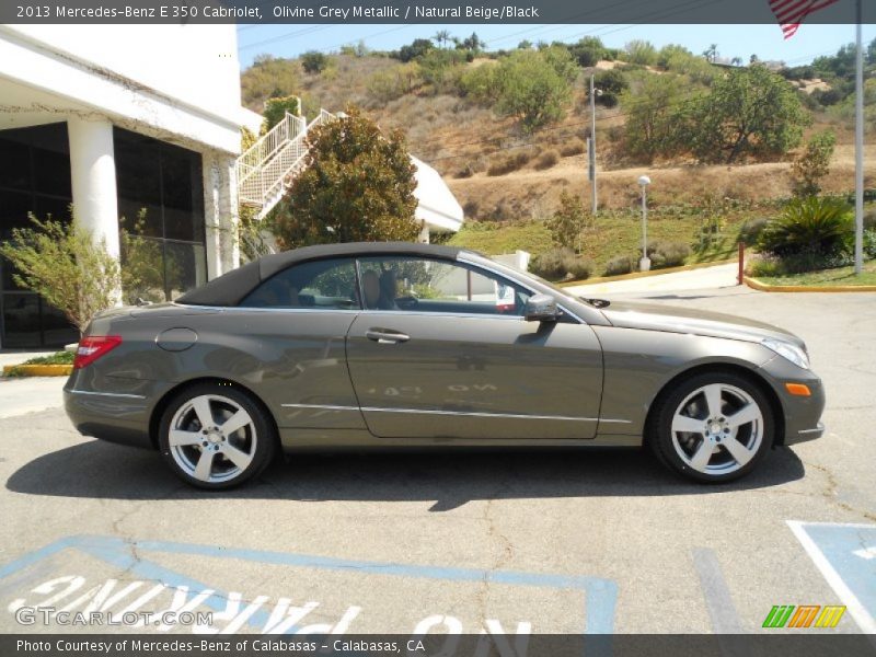 2013 E 350 Cabriolet Olivine Grey Metallic