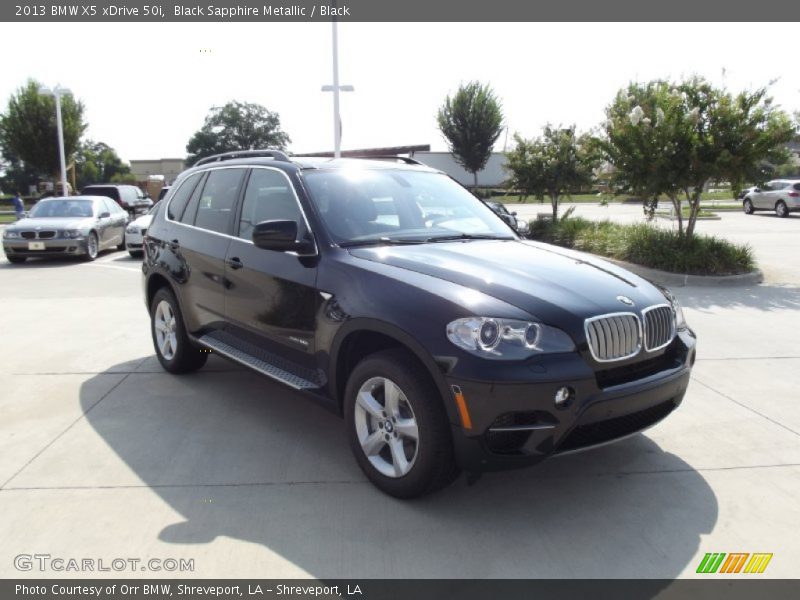 Black Sapphire Metallic / Black 2013 BMW X5 xDrive 50i