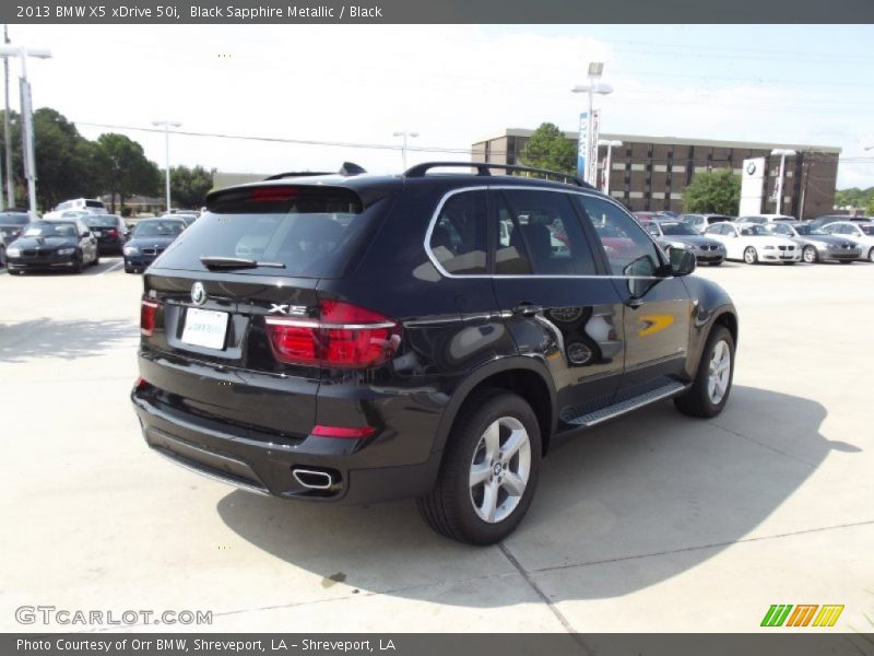 Black Sapphire Metallic / Black 2013 BMW X5 xDrive 50i