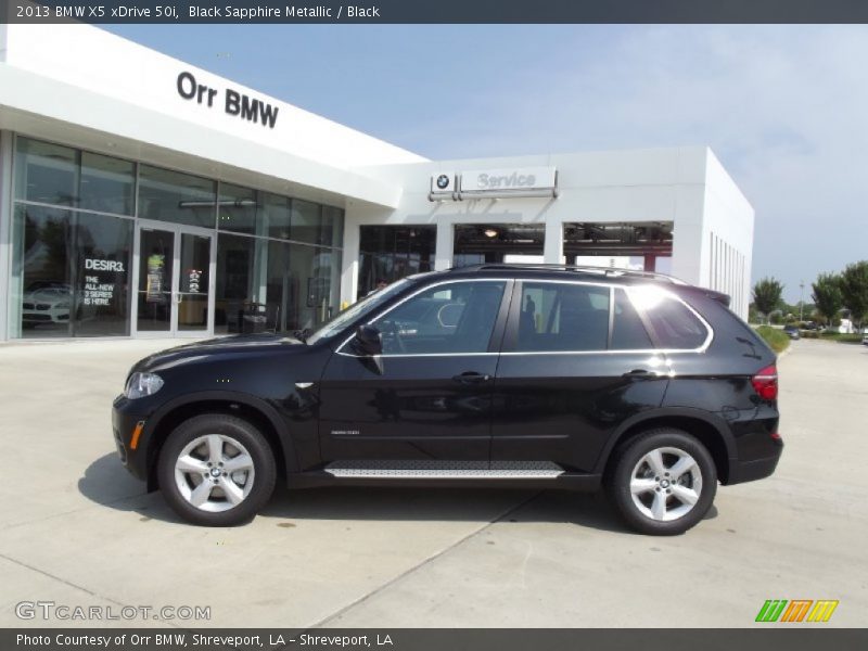 Black Sapphire Metallic / Black 2013 BMW X5 xDrive 50i