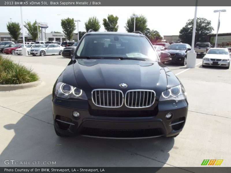 Black Sapphire Metallic / Black 2013 BMW X5 xDrive 50i