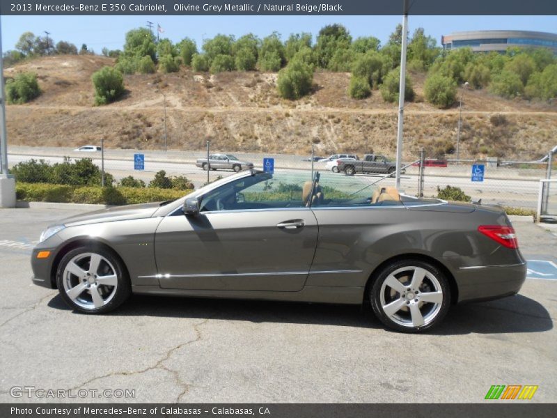  2013 E 350 Cabriolet Olivine Grey Metallic