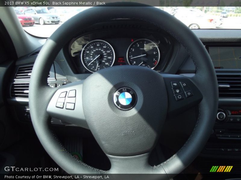 Black Sapphire Metallic / Black 2013 BMW X5 xDrive 50i