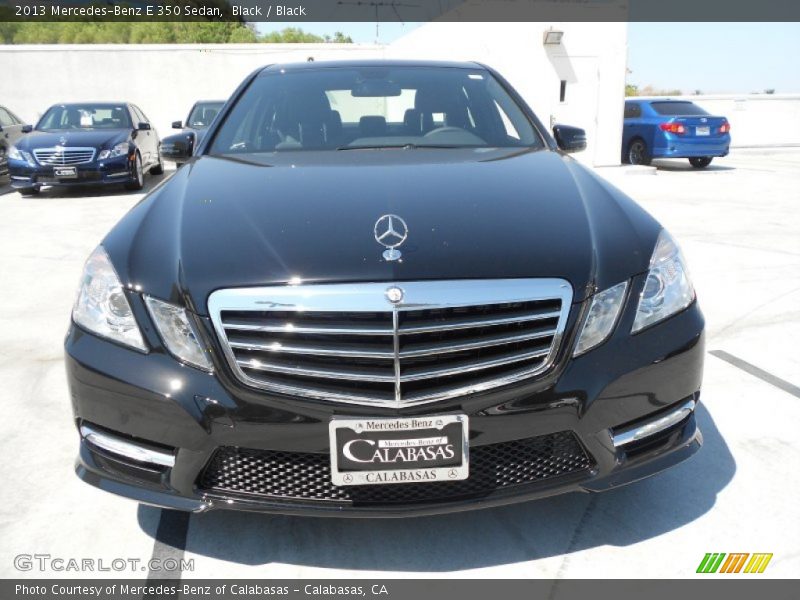 Black / Black 2013 Mercedes-Benz E 350 Sedan