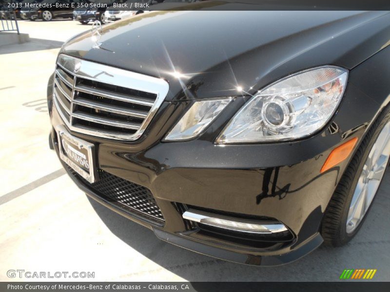 Black / Black 2013 Mercedes-Benz E 350 Sedan
