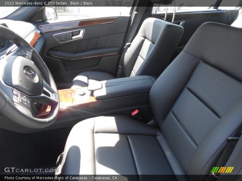 Black / Black 2013 Mercedes-Benz E 350 Sedan