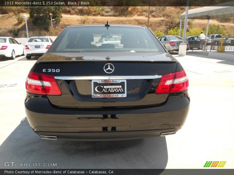 Black / Black 2013 Mercedes-Benz E 350 Sedan