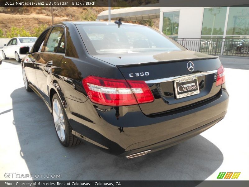 Black / Black 2013 Mercedes-Benz E 350 Sedan