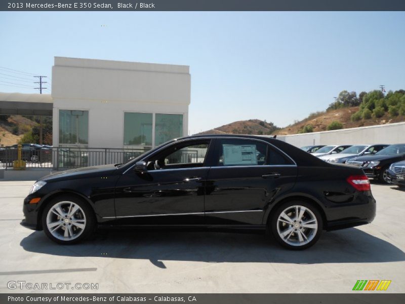 Black / Black 2013 Mercedes-Benz E 350 Sedan