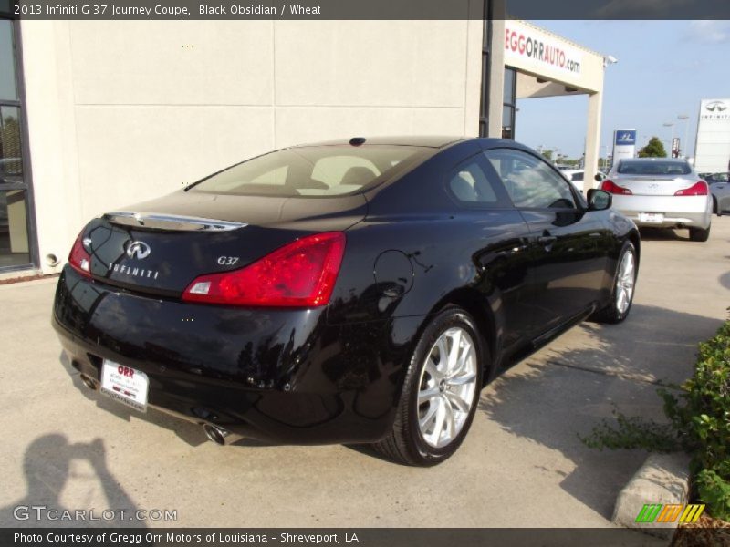 Black Obsidian / Wheat 2013 Infiniti G 37 Journey Coupe