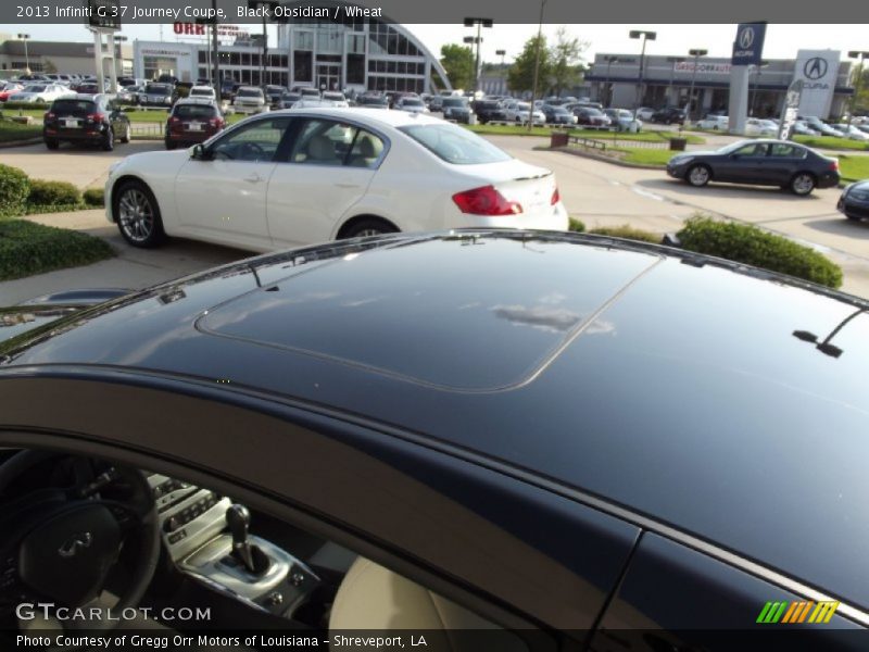Black Obsidian / Wheat 2013 Infiniti G 37 Journey Coupe