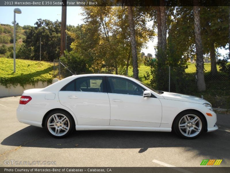 Polar White / Black 2013 Mercedes-Benz E 350 Sedan