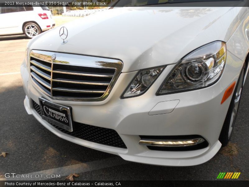 Polar White / Black 2013 Mercedes-Benz E 350 Sedan