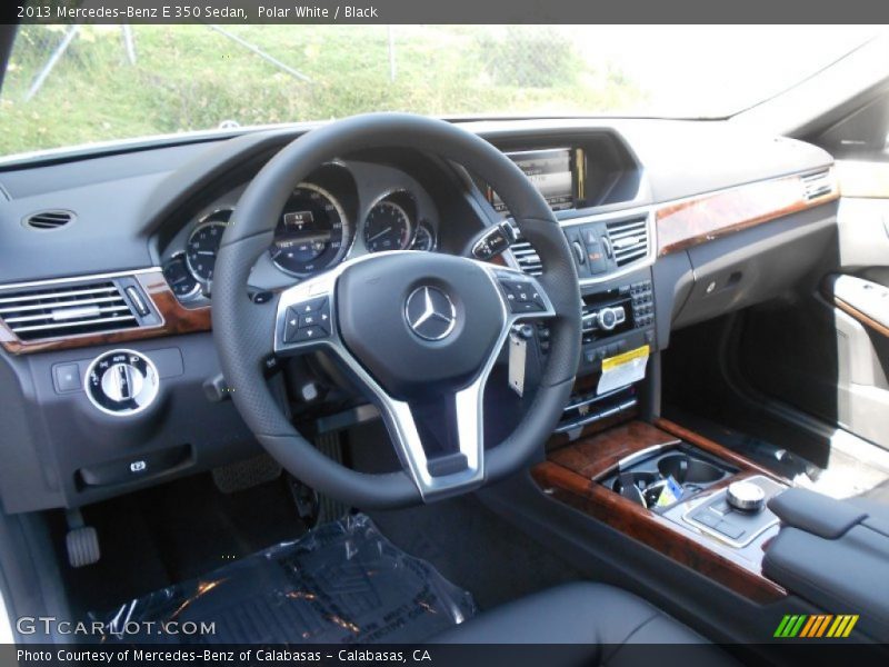 Polar White / Black 2013 Mercedes-Benz E 350 Sedan