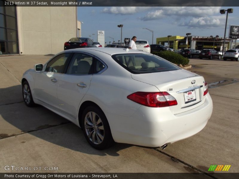 Moonlight White / Wheat 2013 Infiniti M 37 Sedan