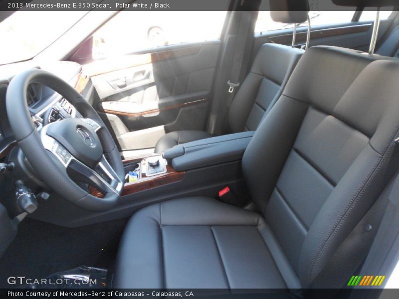 Polar White / Black 2013 Mercedes-Benz E 350 Sedan